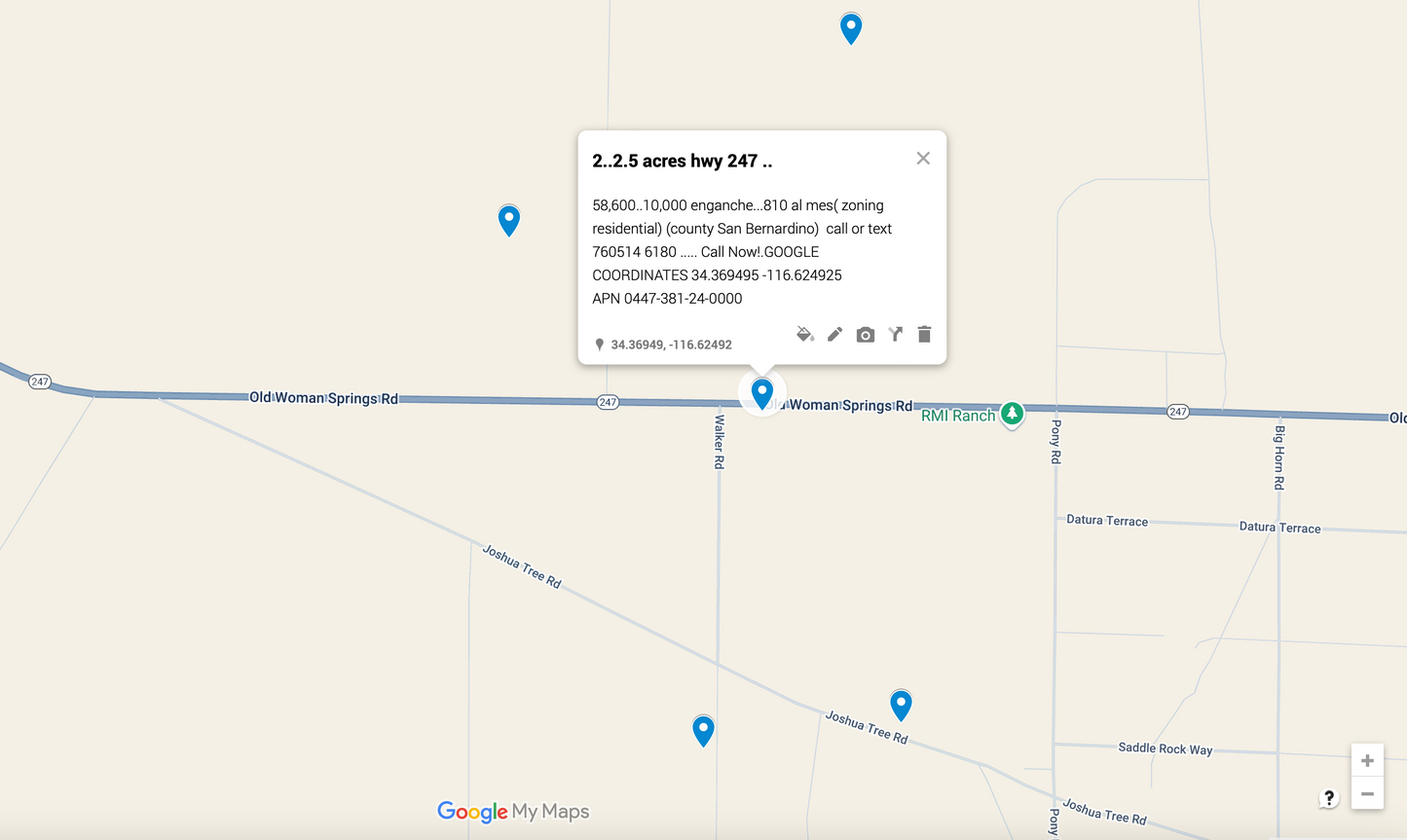 0.02 Lucerne Valley 2.5 acres