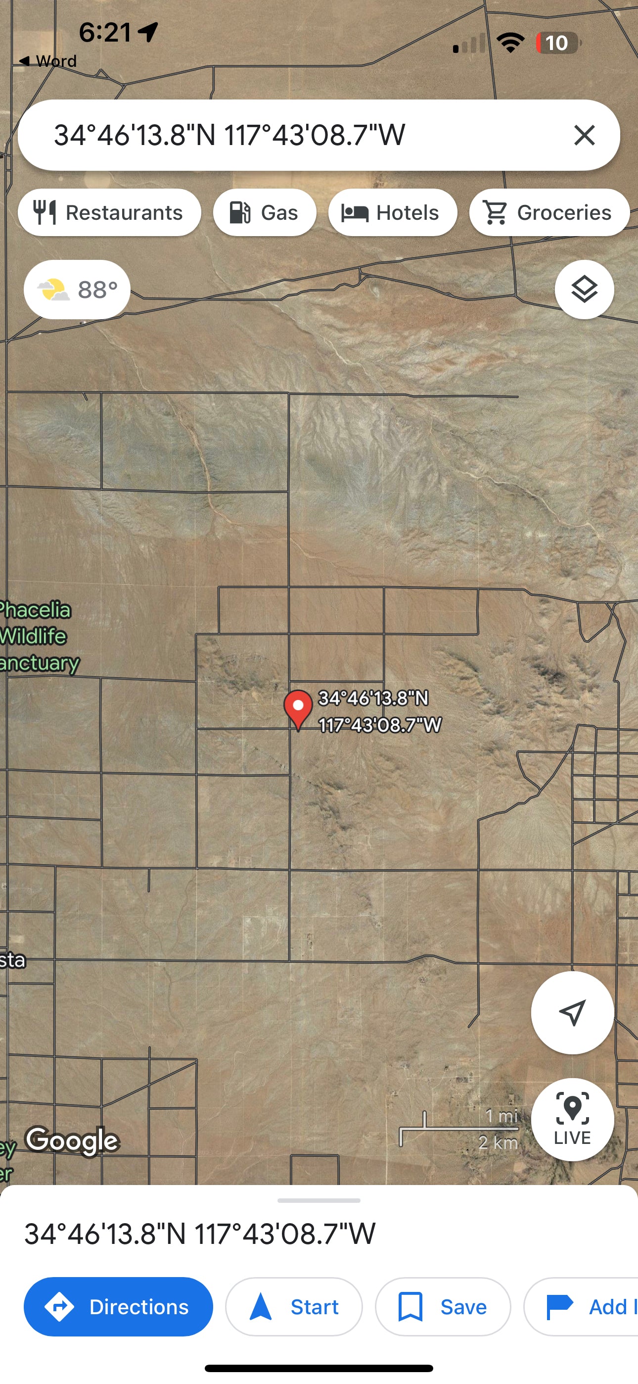 0.37 2.58 acres en Hi Vista