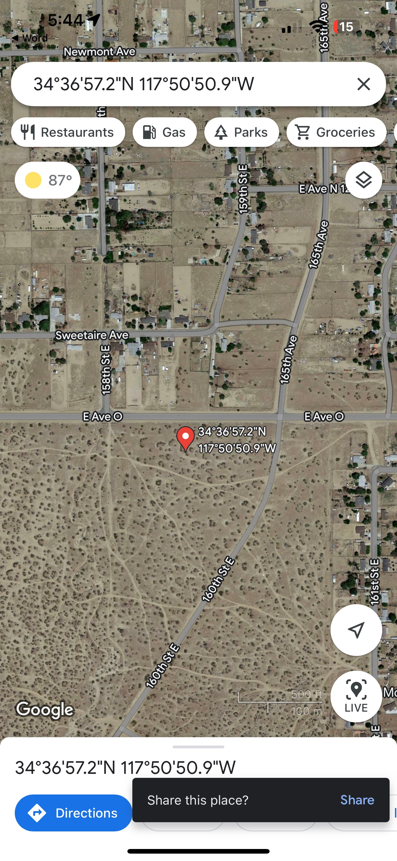 101 PIN 1018 Lake Los Angeles 2.23 ac
