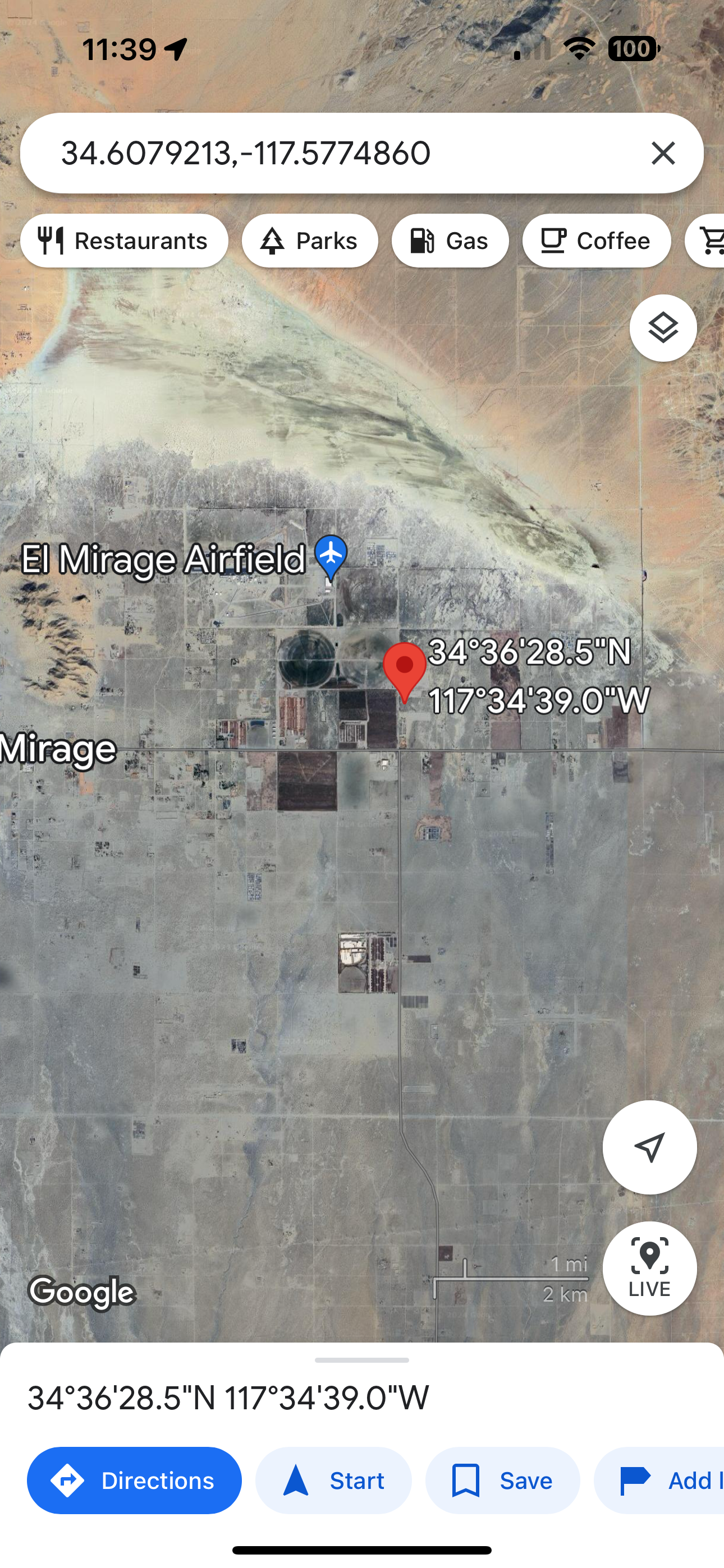 119 PIN 1013 5 ACRES IN EL MIRAGE CLOSE TO PAVEMENT