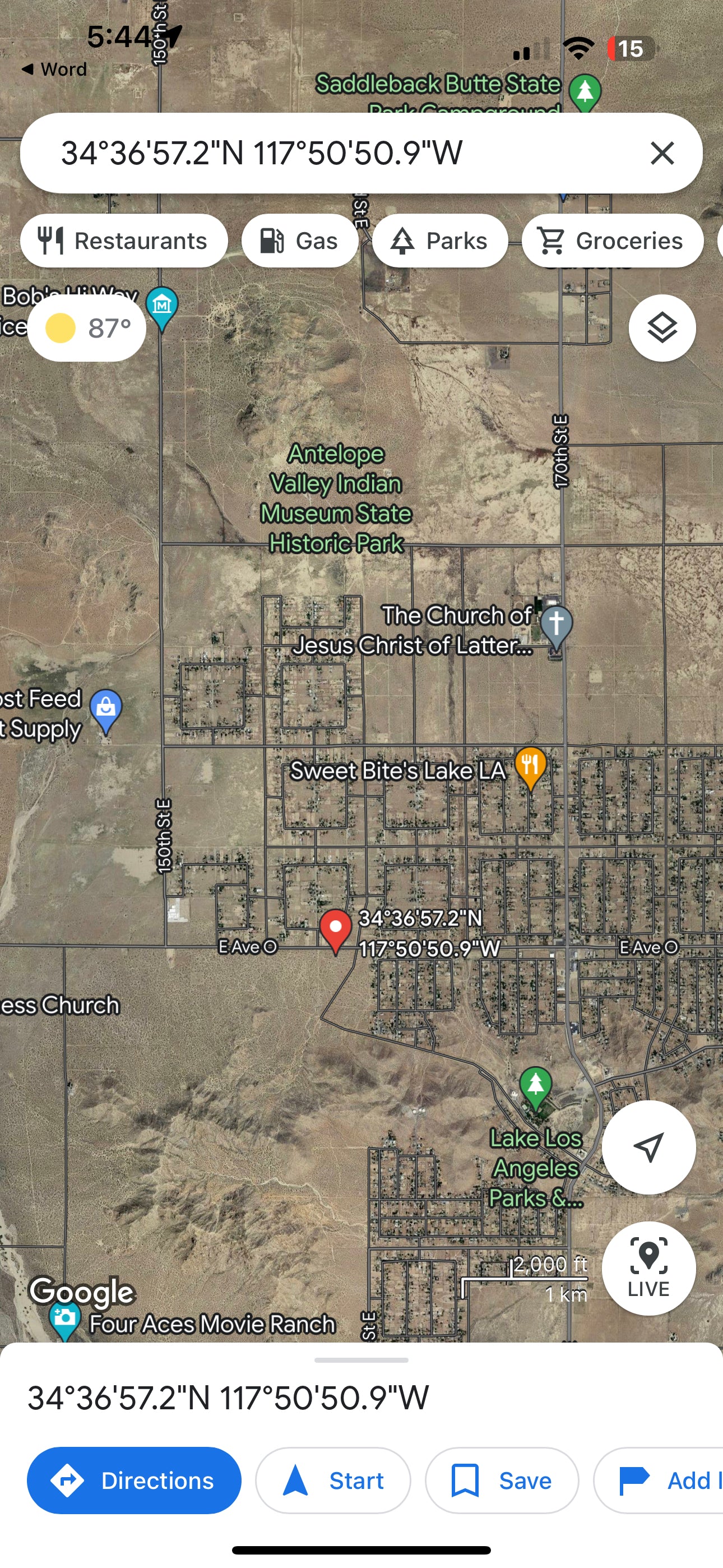 101 PIN 1018 Lake Los Angeles 2.23 ac