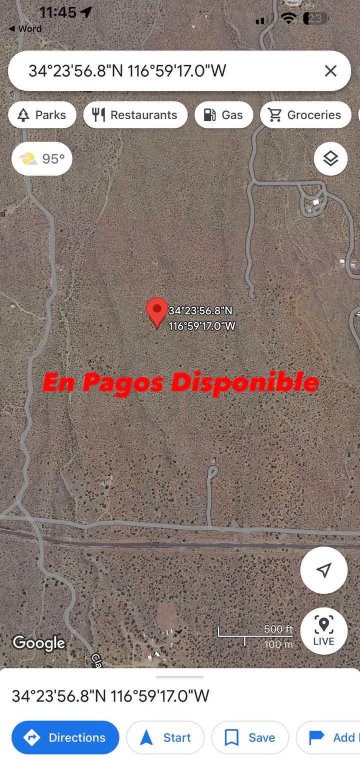 0.14 VALLE DE LUCERNA 5 ACRES