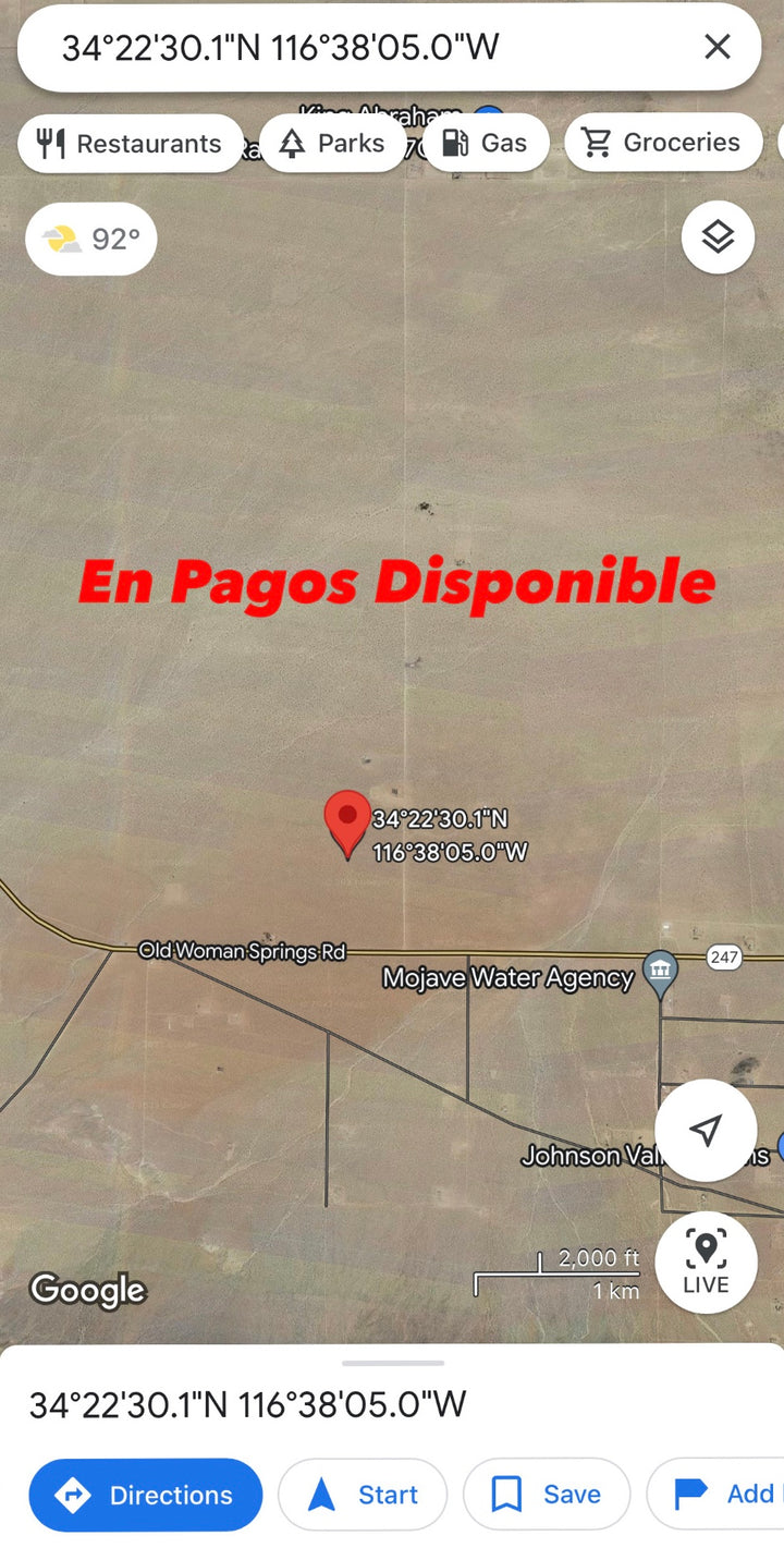 0.11 JOHNSON VALLEY 2.5 ACRES