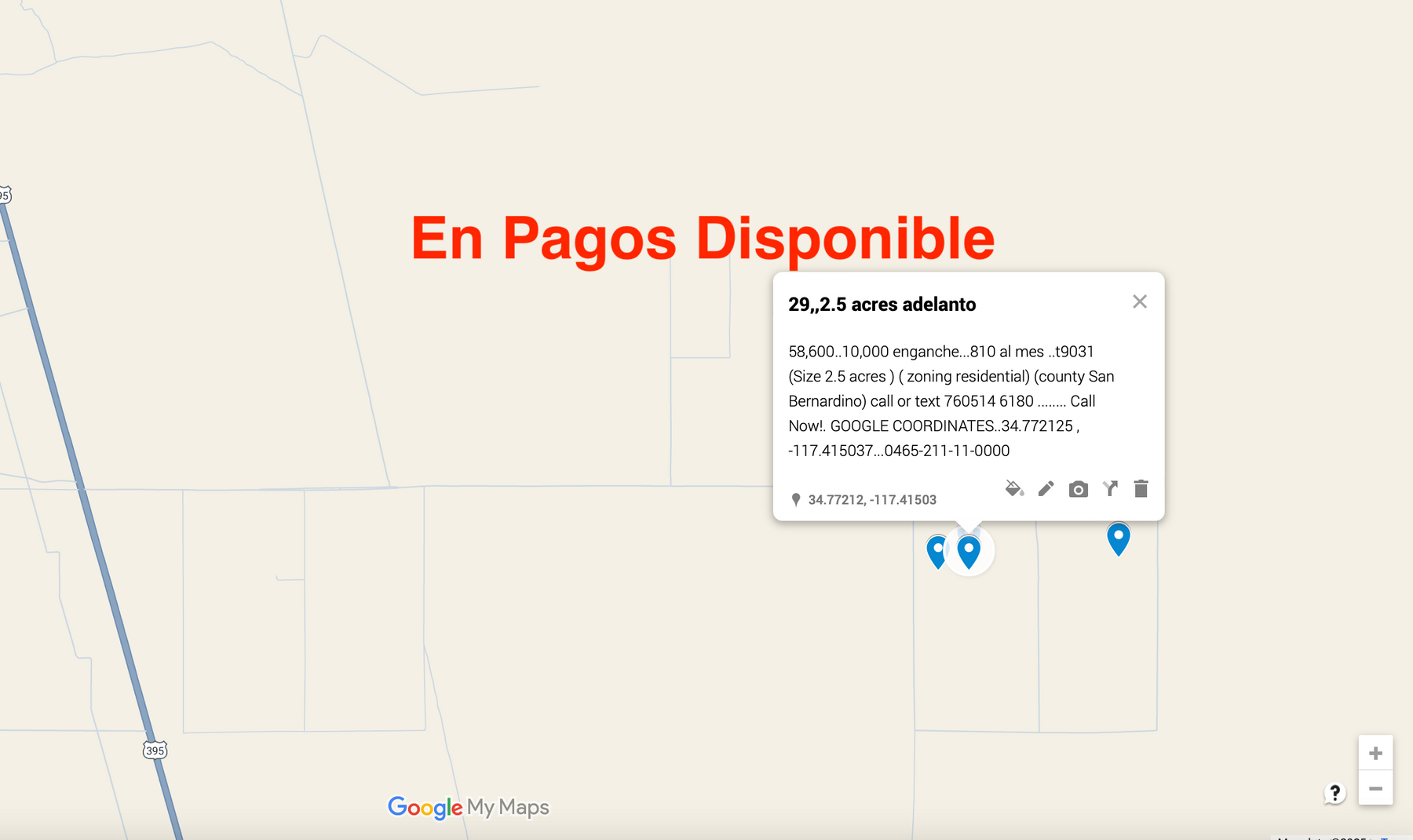 0.29 pin 9203 avance 2.5 acres