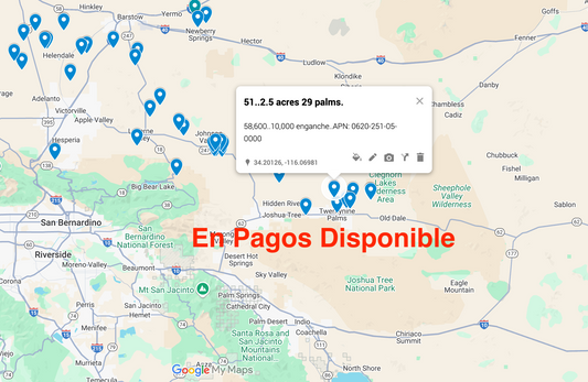 0.51 Twentynine Palms 2.5 acres SOLO 810 AL MES
