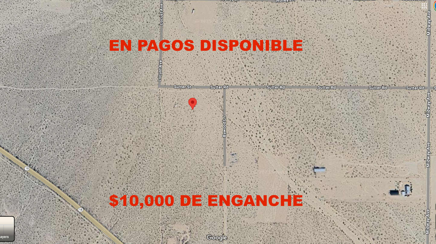 0.64 Lucerne Valley 4.16 acres cerca de hwy 18