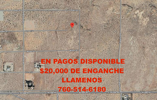 0.66 13.37 acres en El Mirage/ cerca de Koala Rd y El Mirage Rd