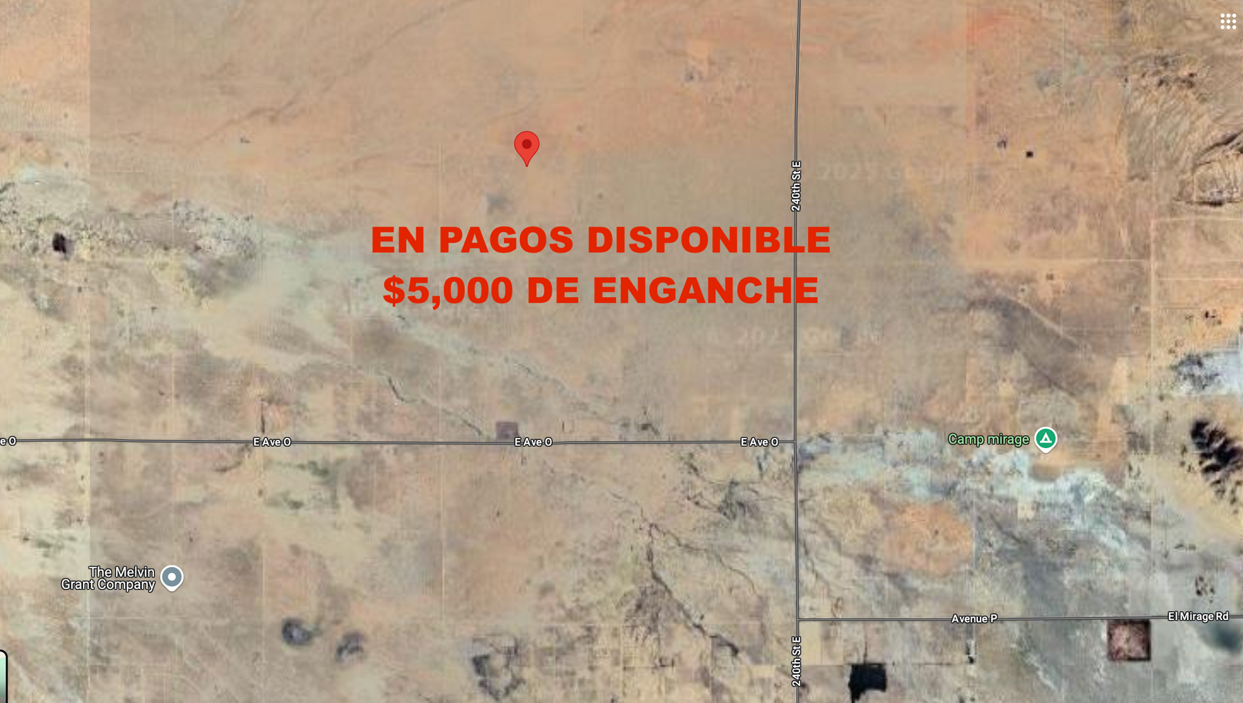 Lake Los Angeles 2.50 acres OFERTA POR TIEMPO LIMITADO