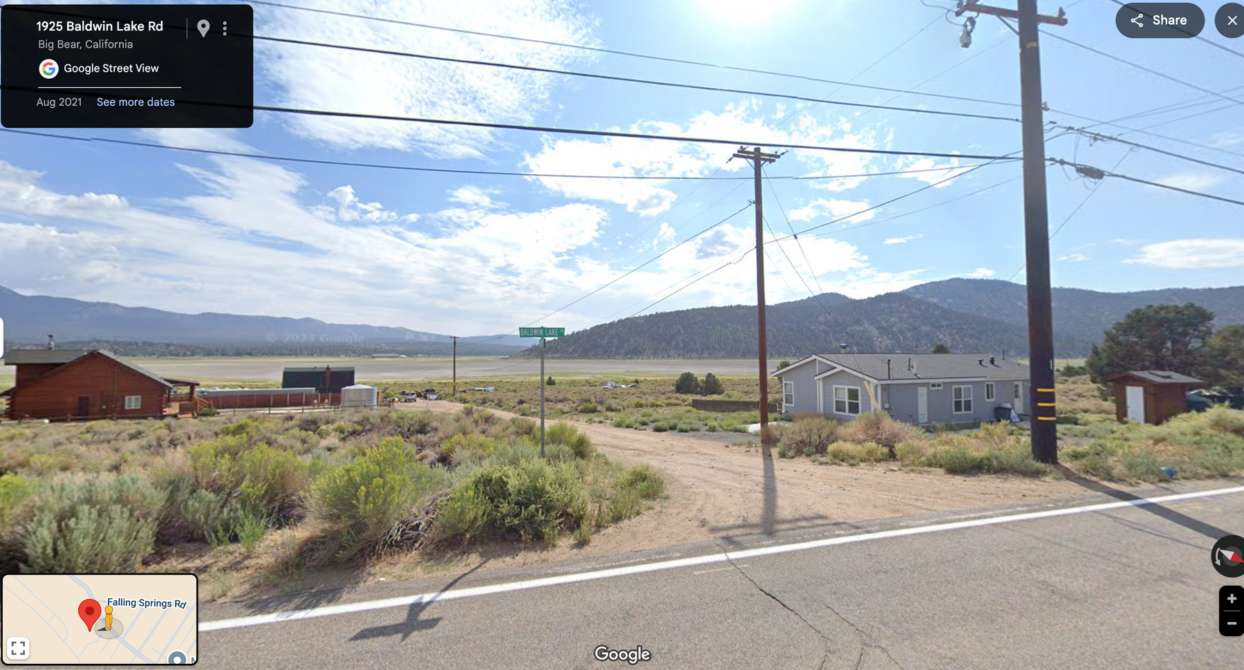 0.61 Baldwin Lake/ al lado de Big Bear