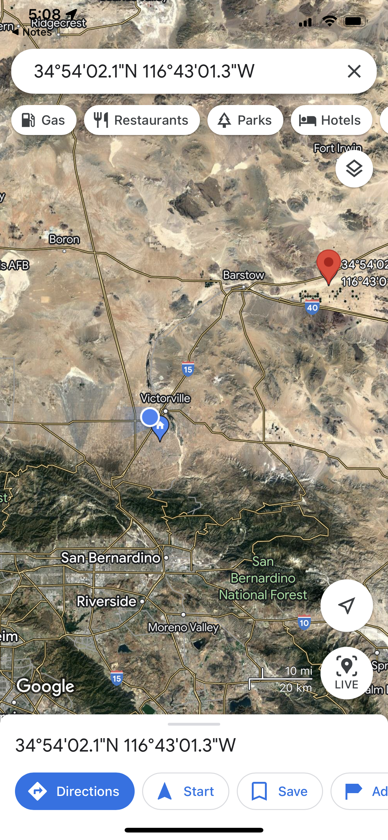 0.05 Newberry Springs 2.94 acres SOLO $810 AL MES