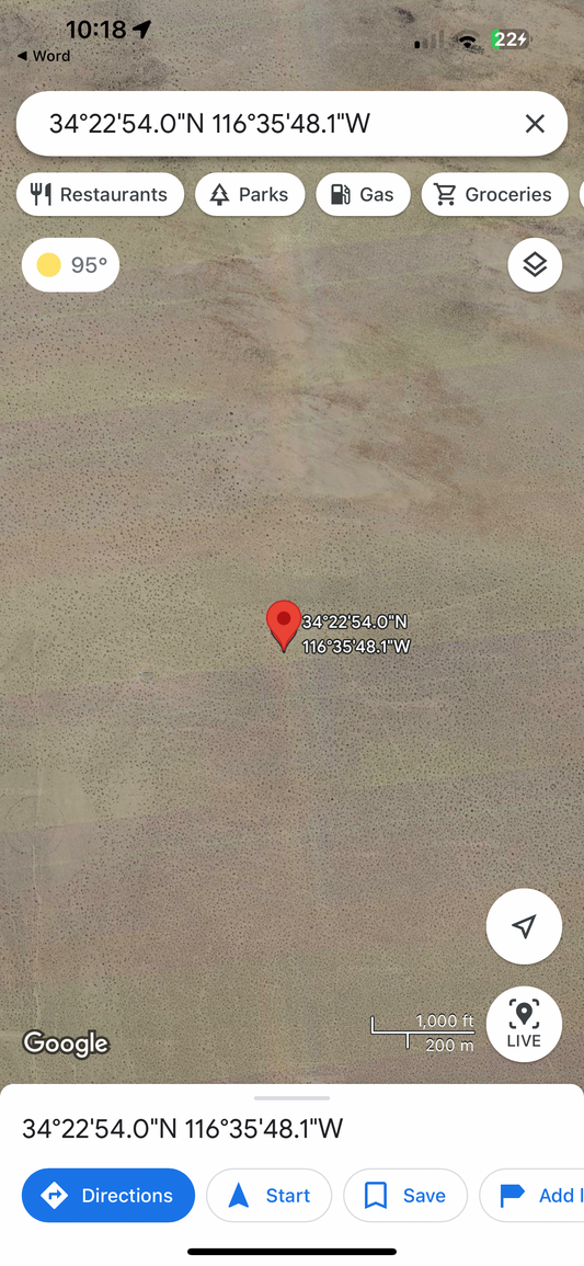 0.13  2.5 en Johnson Valley pin 8037