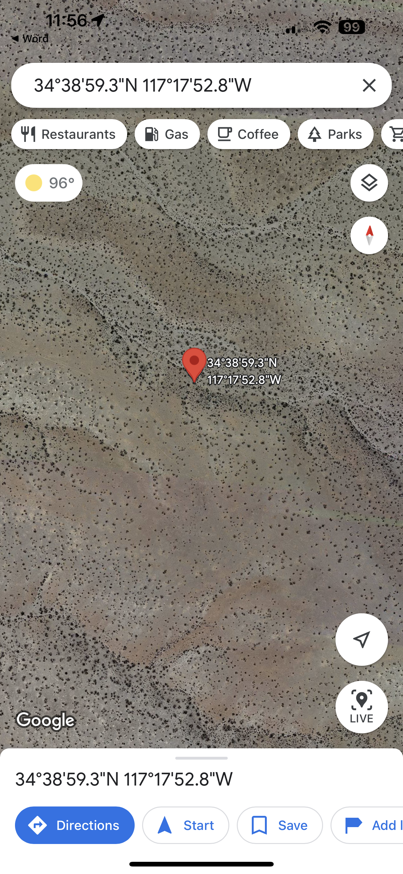 0.26  10 acres oro grande
