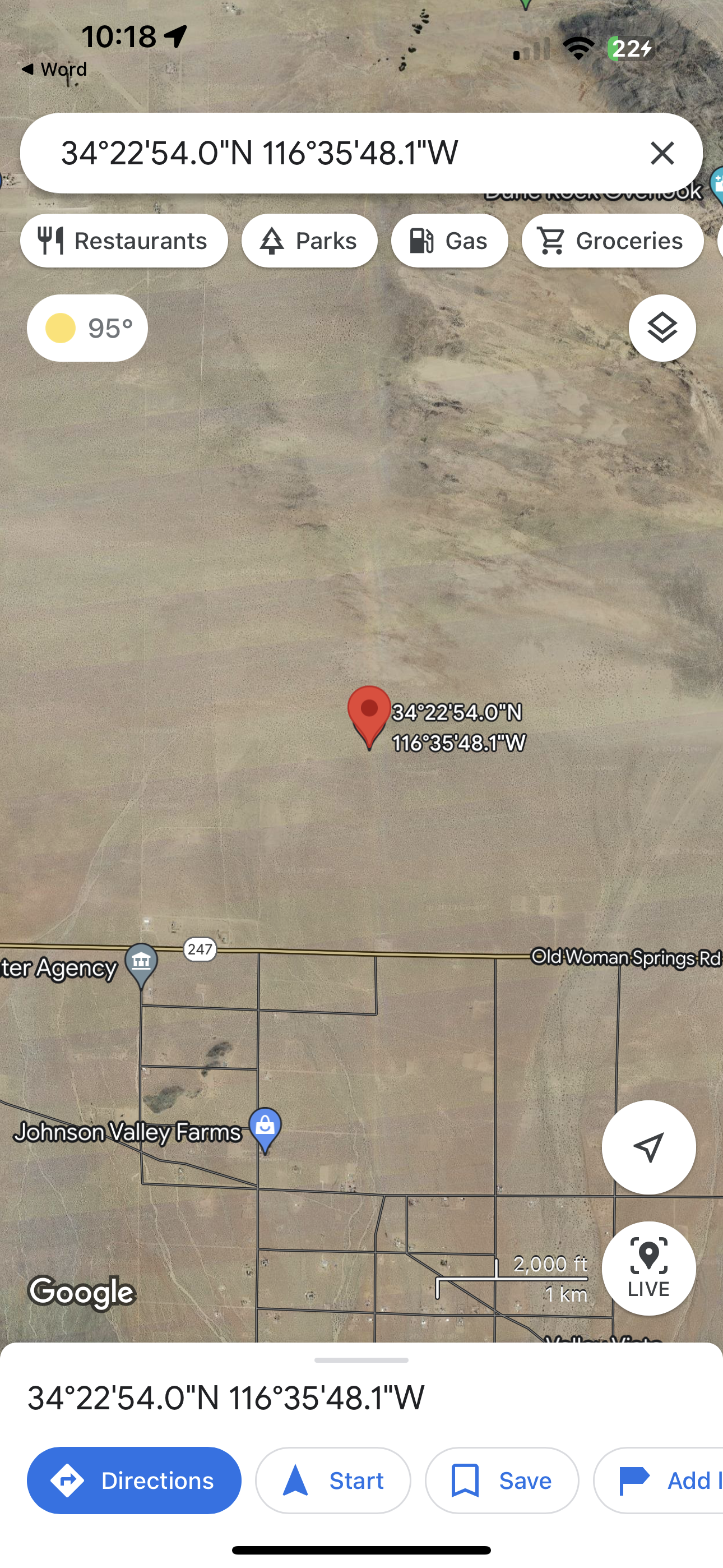 0.09  2.5 en Johnson Valley SOLO 810 AL MES!