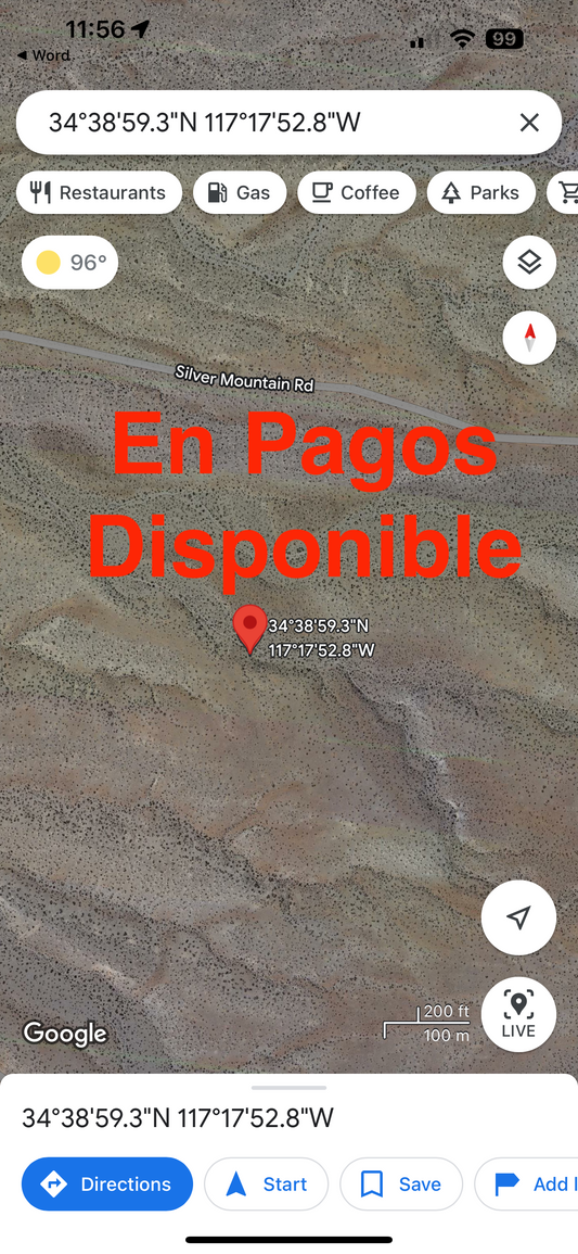 0.26  10 acres oro grande