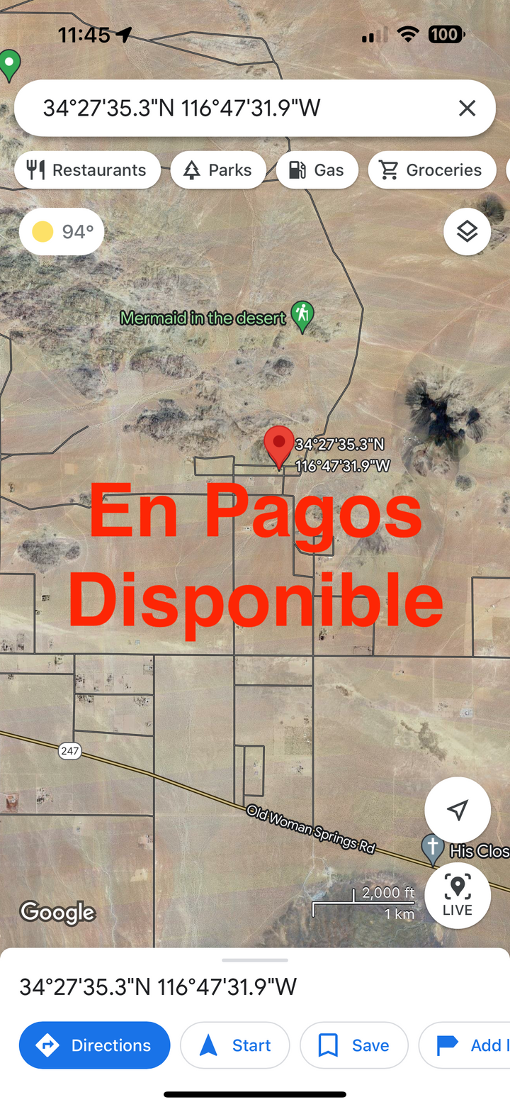 0.40 ESTRUCTURA QUEMADA 2.5 ACRES SOLOS 810 AL MES