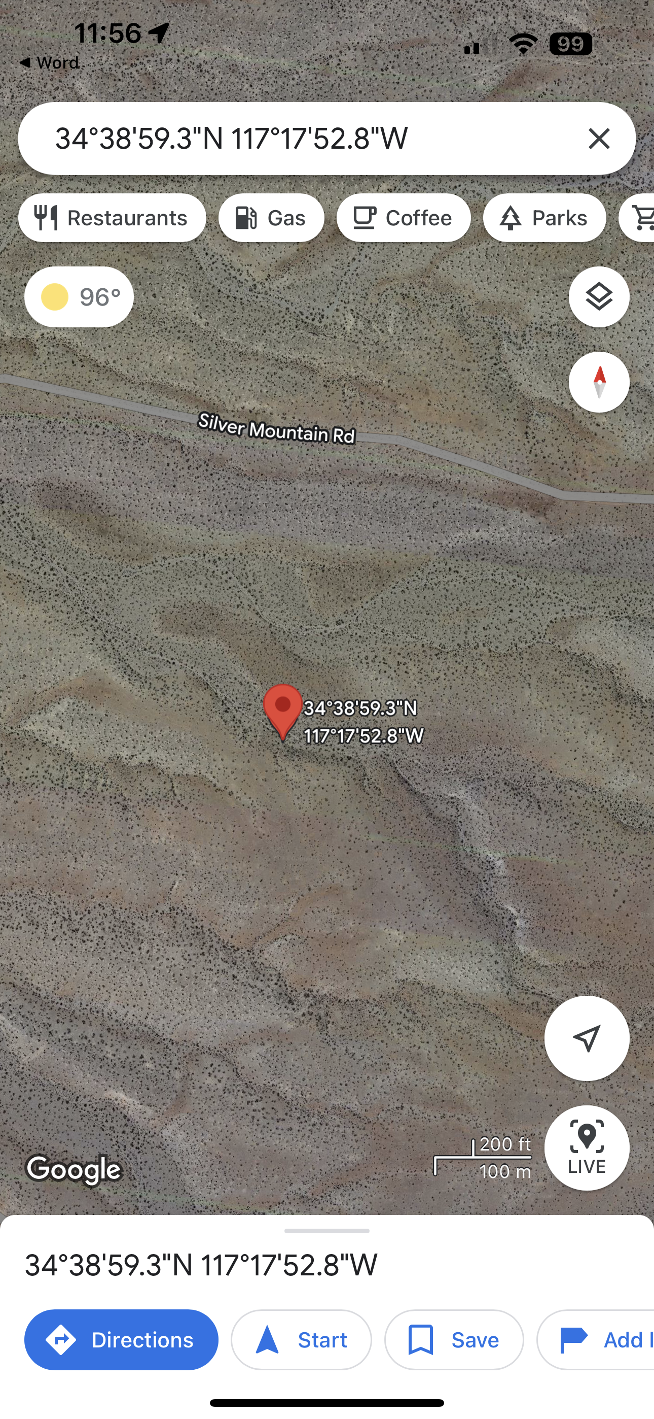 0.26  10 acres oro grande