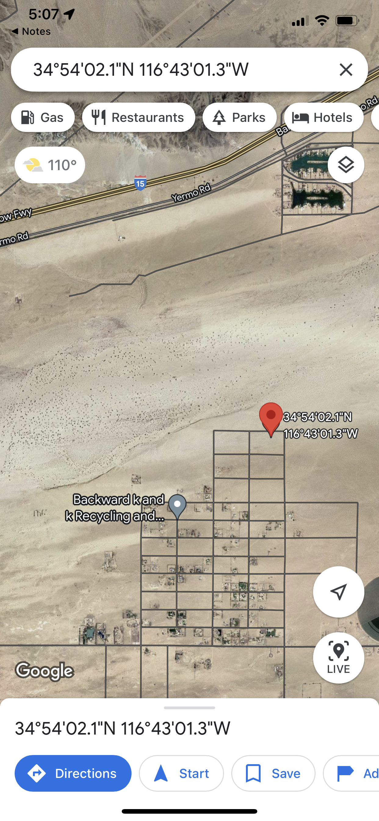 0.05 Newberry Springs 2.94 acres SOLO $810 AL MES